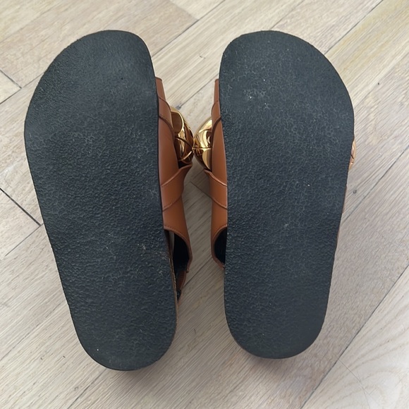 JW Anderson Chain Trim Leather Sandals size 35 - Picture 4 of 4